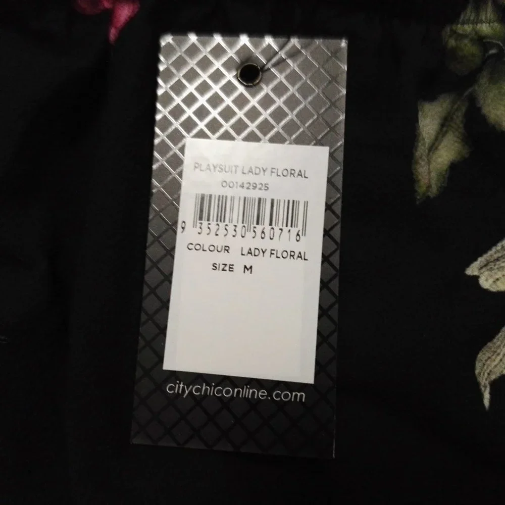 NWT City Chic Women's Plus Size Off Shoulder Romper - Picture 5 of 8
